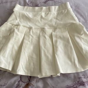 mini skort- cream